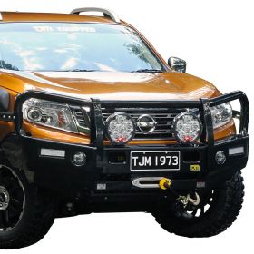 TJM OUTBACK HEAVY DUTY BUMPER BLACK STEEL