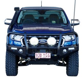 TJM OUTBACK HEAVY DUTY BUMPER BLACK STEEL