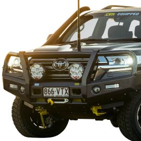 TJM OUTBACK HEAVY DUTY BUMPER BLACK STEEL