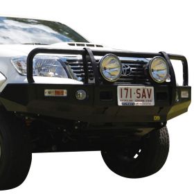 TJM OUTBACK HEAVY DUTY BUMPER BLACK STEEL