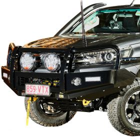 TJM OUTBACK HEAVY DUTY BUMPER BLACK STEEL