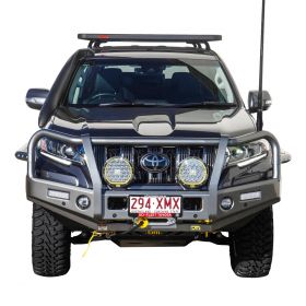 TJM OUTBACK HEAVY DUTY BUMPER BLACK STEEL